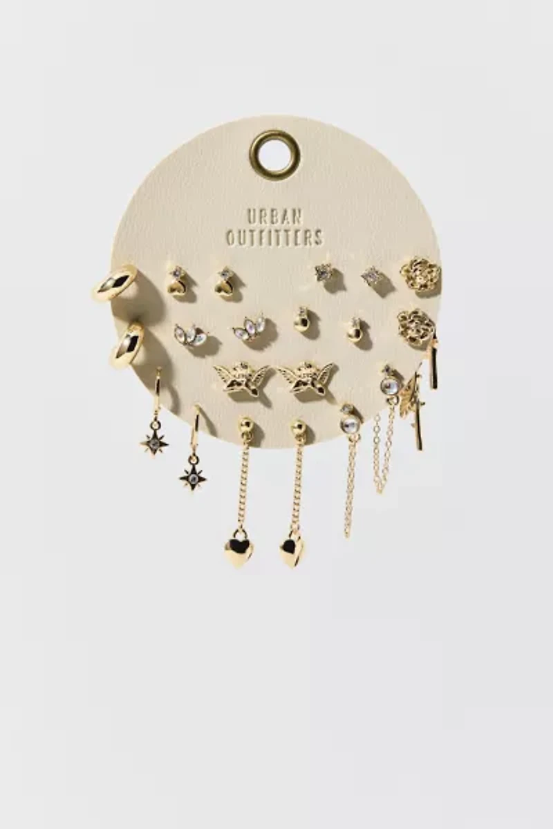 Celeste Post And Hoop Earring Set