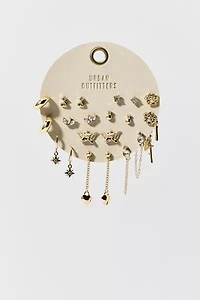 Celeste Post And Hoop Earring Set
