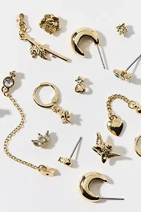 Celeste Post And Hoop Earring Set