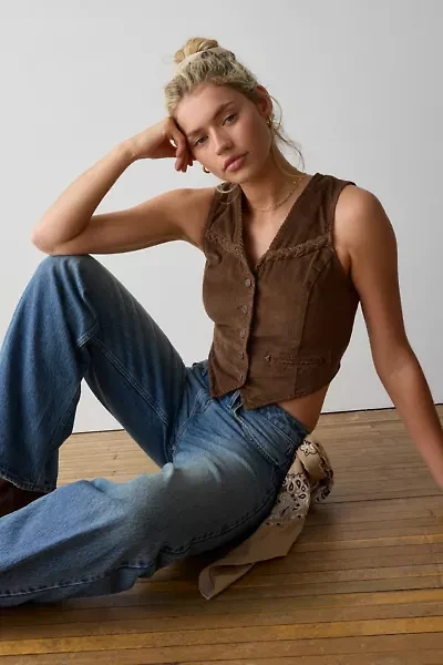 Levi’s® Braided Corduroy Vest Top