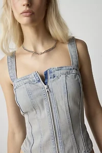 Levi’s® Boss Business Sculpted Bustier Denim Top