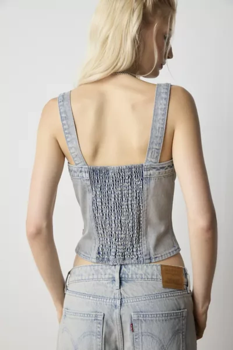 Levi’s® Boss Business Sculpted Bustier Denim Top