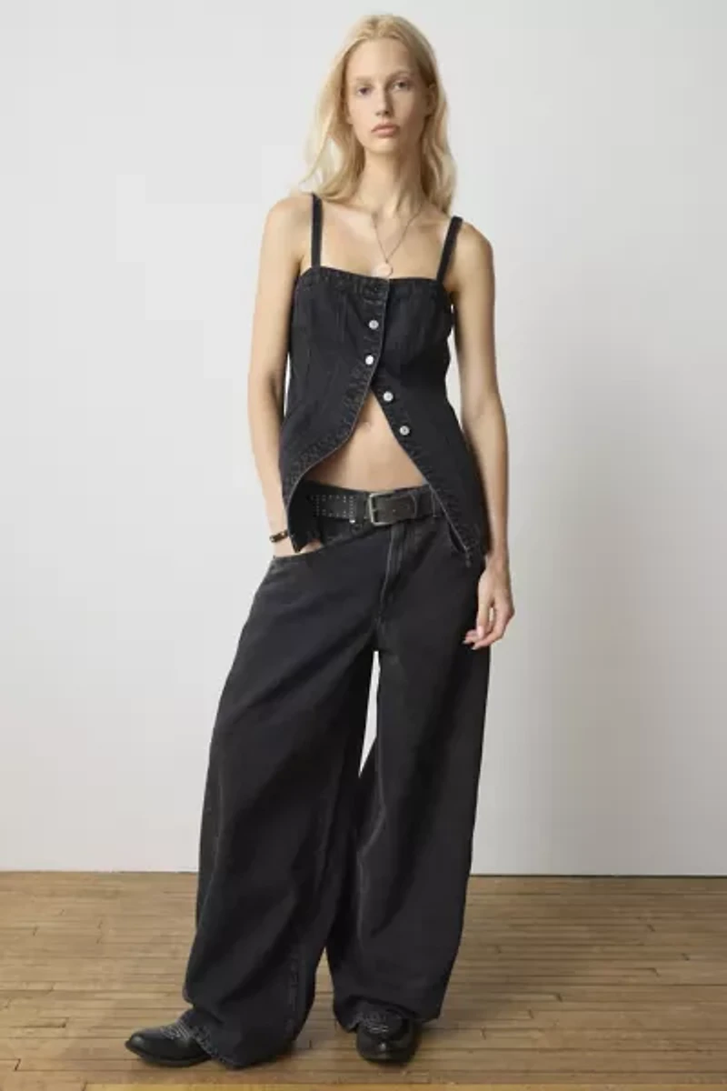 Levi's® Tailored Bustier Denim Vest Top