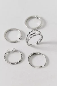 Simple Midi Ring & Toe Ring Set