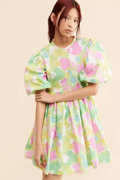 by Megan Crosby Olive Mini Dress
