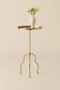 Mystic Wavy Leg Metal Side Table