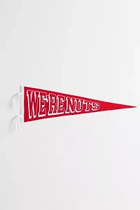 Game Day We’re Nuts College Pennant Flag Wall Hanging
