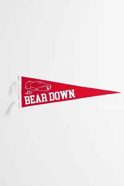 Game Day Bear Down College Pennant Flag Wall Hanging