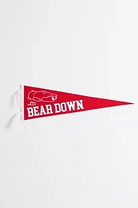 Game Day Bear Down College Pennant Flag Wall Hanging
