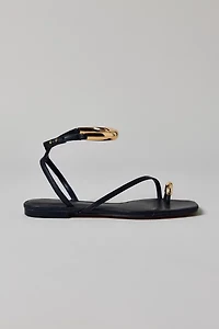 Steve Madden Odyssey Flat Leather Sandal