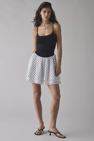 UO Sonnie Day Basque Waist Cami Mini Dress