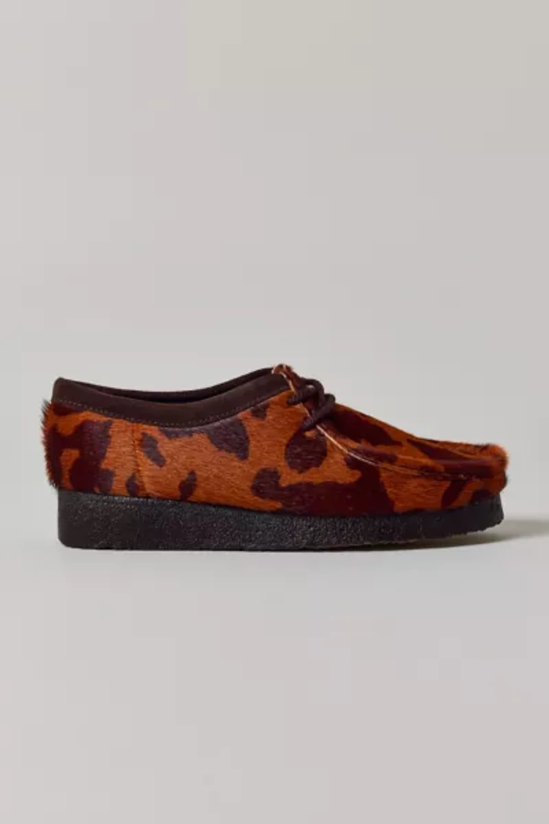 Clarks Women's Wallabee Cow Print Shoe