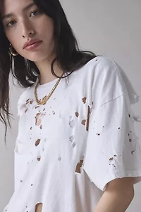 ReMADE By UO Destroyed Oversized Tee