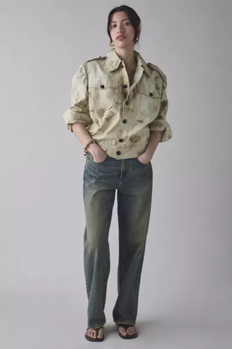 ReMADE By UO Bleached Out Workwear Jacket