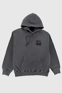 Stussy Pigment Dyed Dice Hoodie Sweatshirt