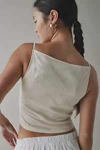 ReMADE By UO Made LA EcoVero™ Linen Button Front Tank Top