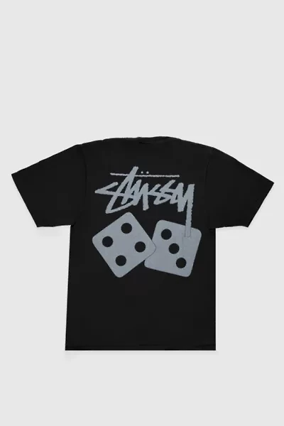 Stussy Pigment Dyed Dice Graphic T-Shirt