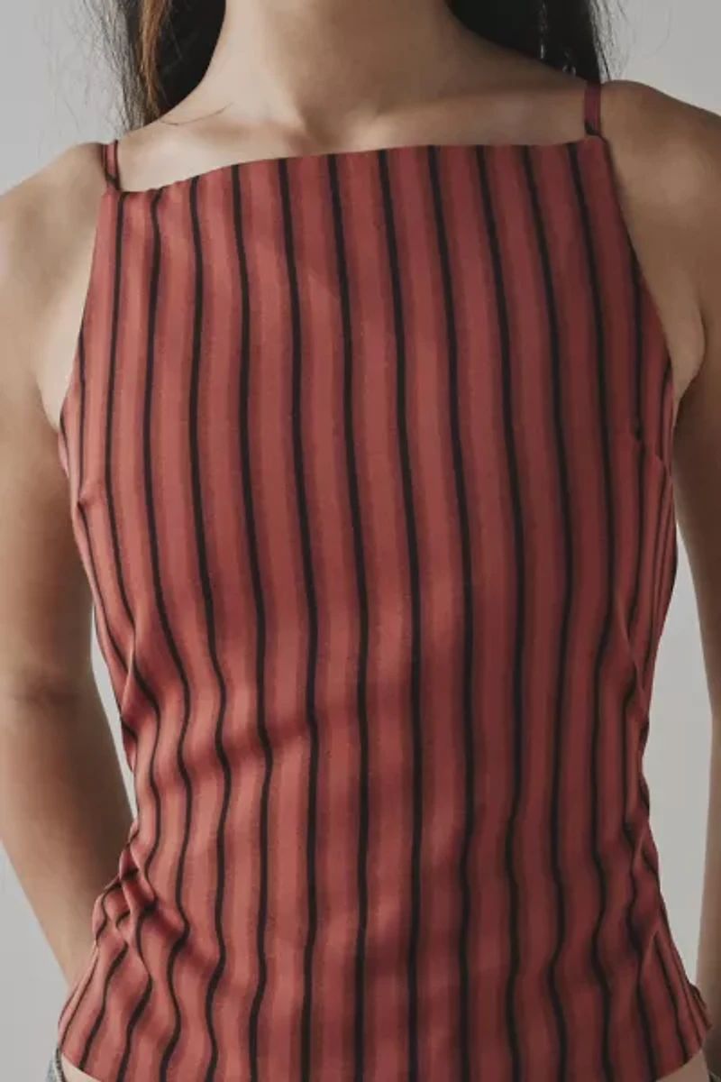 Lioness Horizon Tie Open-Back Vest Top