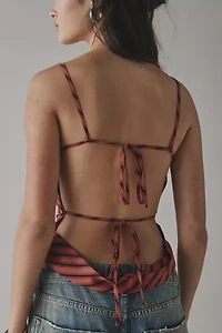 Lioness Horizon Tie Open-Back Vest Top