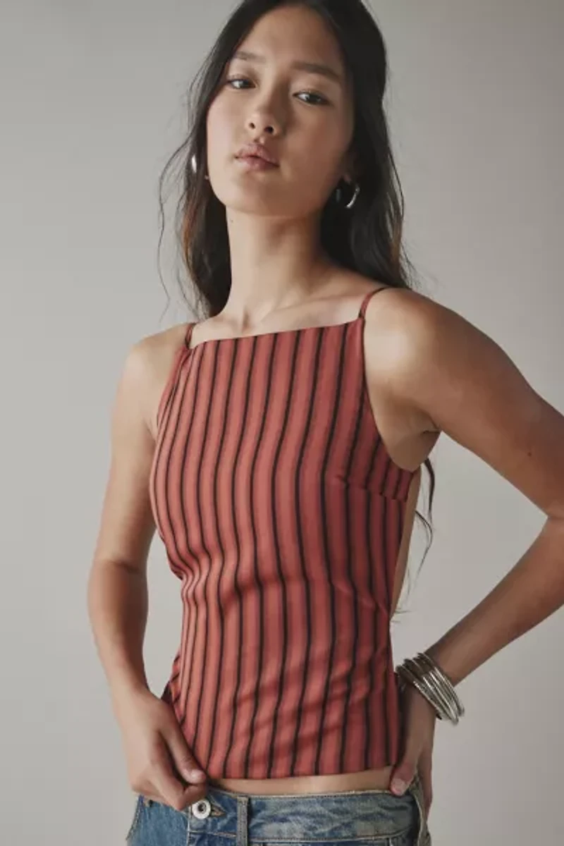 Lioness Horizon Tie Open-Back Vest Top