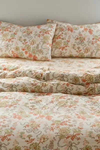 Catlyn Floral Patterned Duvet Cover Set