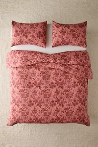 Catlyn Floral Patterned Duvet Cover Set