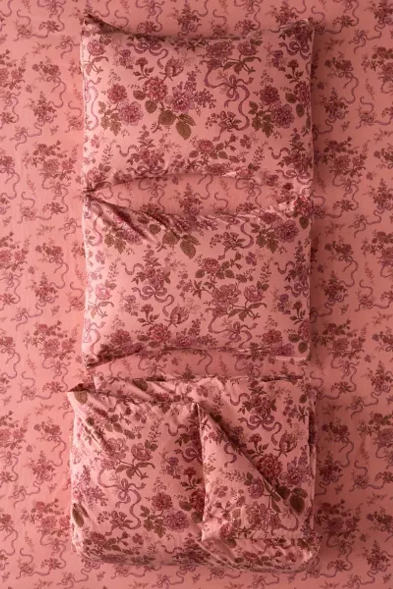 Catlyn Floral Patterned Duvet Cover Set