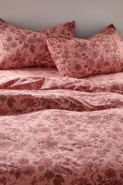 Catlyn Floral Patterned Duvet Cover Set
