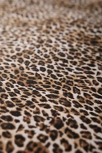 Printed Flannel Duvet Set