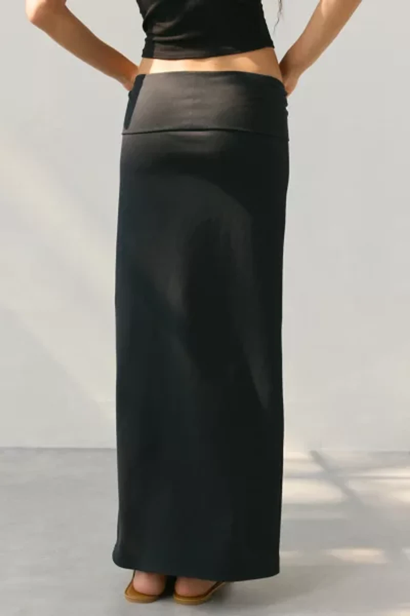 Out From Under Bec Foldover Maxi Skirt