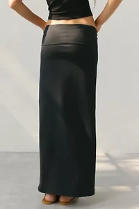 Out From Under Bec Foldover Maxi Skirt