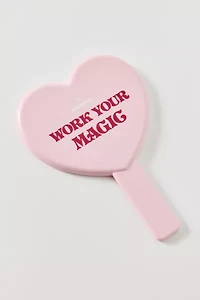 Kiramoon Work Your Magic Heart Shaped Handheld Mirror