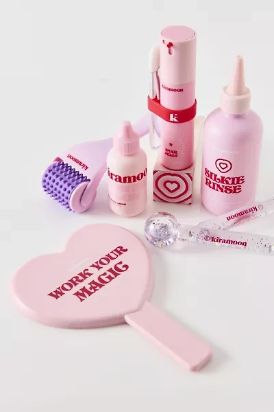Kiramoon Work Your Magic Heart Shaped Handheld Mirror