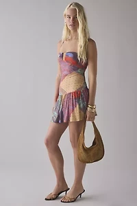 Kimchi Blue Mackenzie Mesh Drop Waist Mini Dress