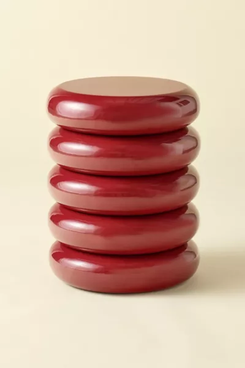 Jones Ribbed Iron Storage Side Table