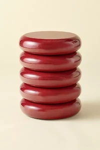 Jones Ribbed Iron Storage Side Table