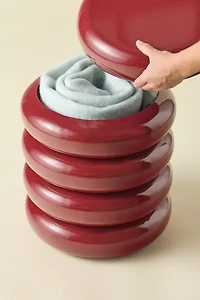 Jones Ribbed Iron Storage Side Table