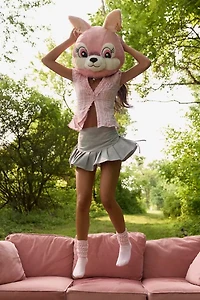 Out From Under Bec Pleated Micro Mini Skort