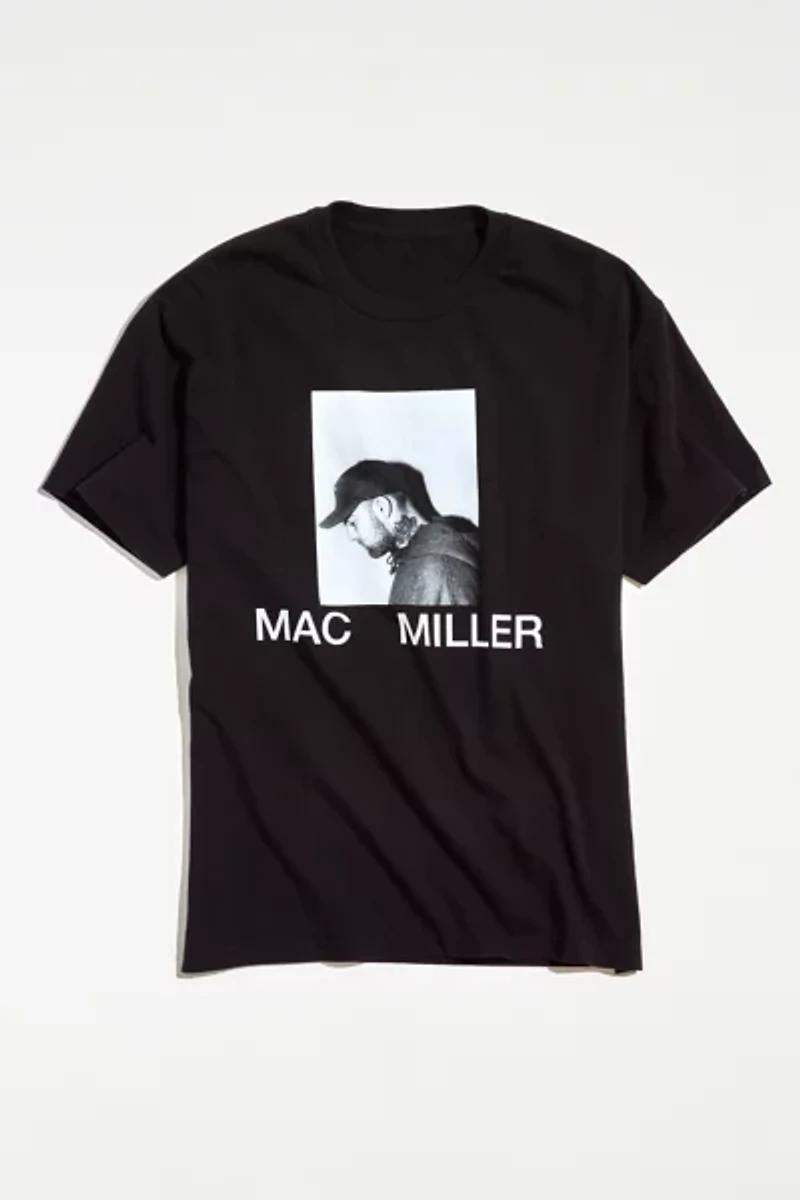 Mac Miller B&W Photo Graphic Tee