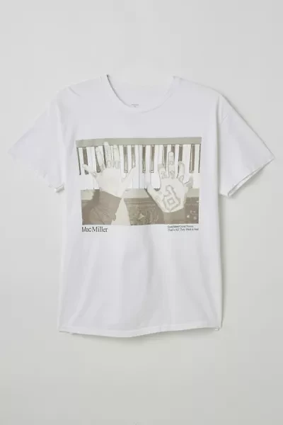 Mac Miller Piano Photo Graphic Tee