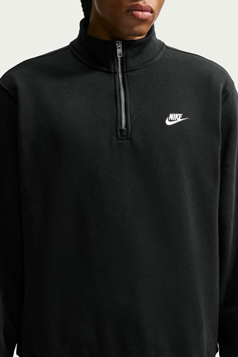 Nike Club Fleece Half Zip Sweatshirt