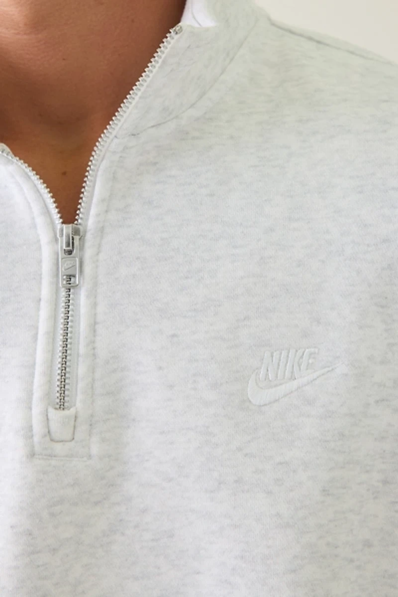 Nike Club Fleece Half Zip Sweatshirt