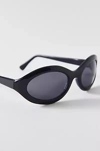 Vintage By UO Oval Wrap Sunglasses