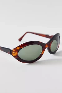 Vintage By UO Oval Wrap Sunglasses