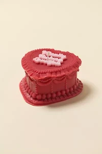 Fun Club Decorative Heart Cake Candle