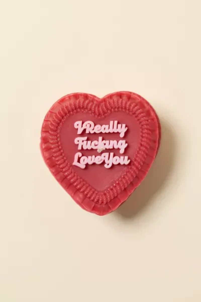 Fun Club Decorative Heart Cake Candle