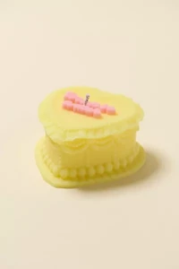 Fun Club Decorative Heart Cake Candle