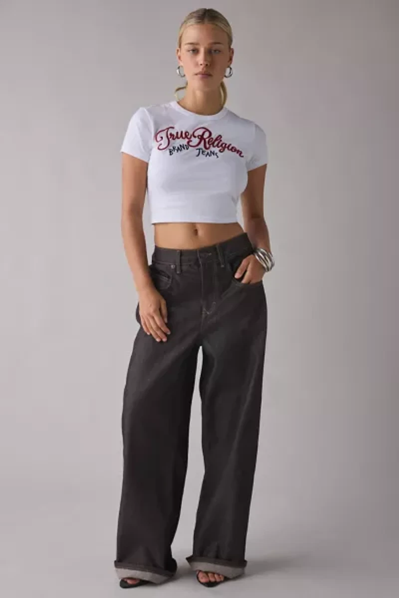 True Religion Embroidered Graphic Baby Tee