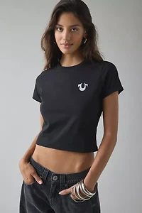 True Religion Mushroom Graphic Short Sleeve Baby Tee