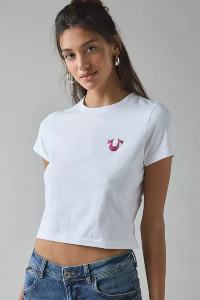 True Religion Mushroom Graphic Short Sleeve Baby Tee